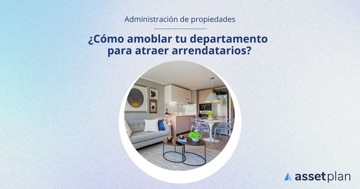 amoblar departamento para atraer arrendatarios